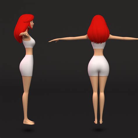 female 3d model